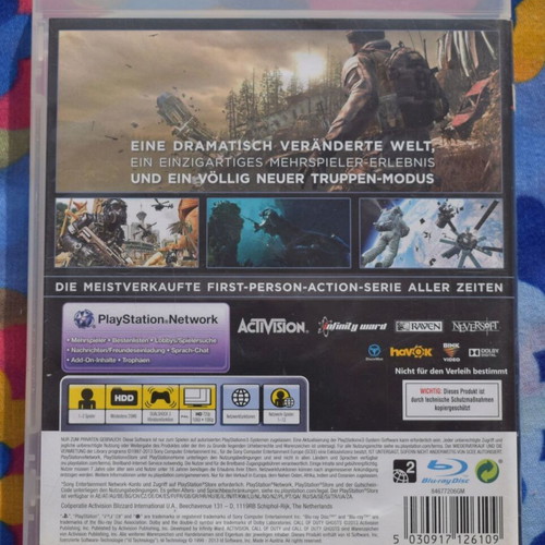 Call of Duty: Ghosts PS3 game very good to like new