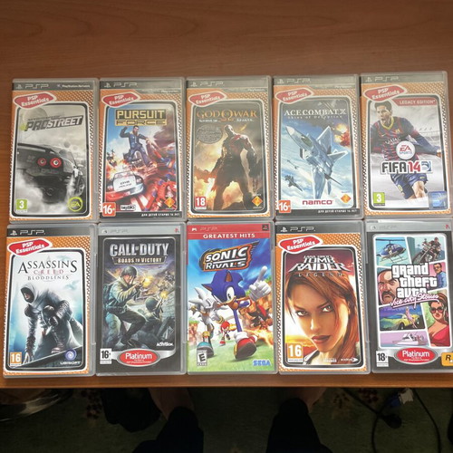 PSP games, set of 10
