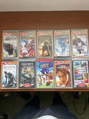 PSP games, set of 10