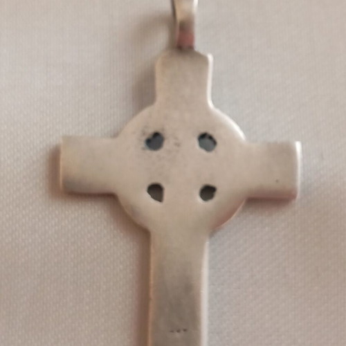 Silver Celtic Cross like new