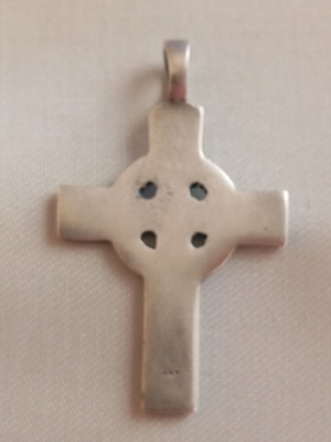 Silver Celtic Cross like new