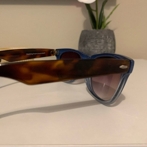 Touch women's sunglasses used, blue and brown