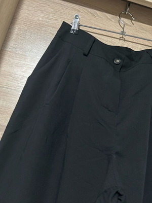 Fabric office pants like new, black