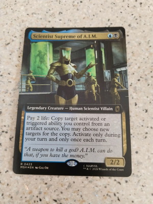 Magic the Gathering Scientist Supreme of A.I.M. foil card