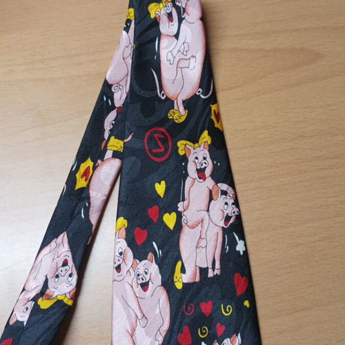 Tie 100% silk new, handmade, black