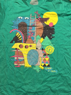 T shirt Element Mike Perry used, green, size S