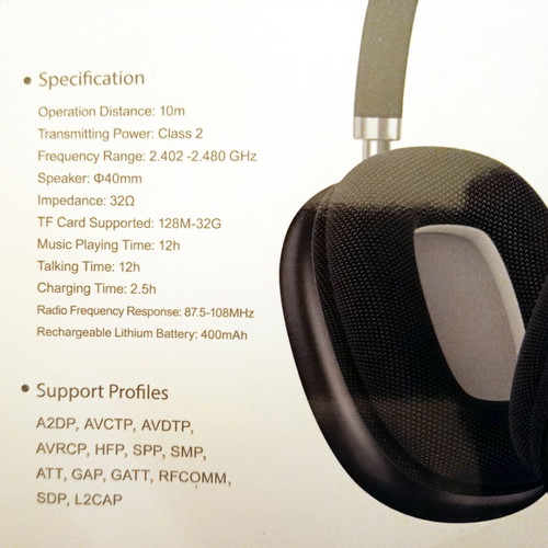 Wireless headphones P9 in excellent condition