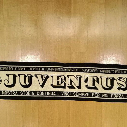 Juventus scarf 80s new, single-sided