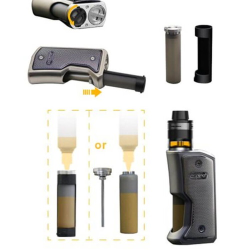 Aspire Revvo Feedlink Squonk Kit 80W blue like new