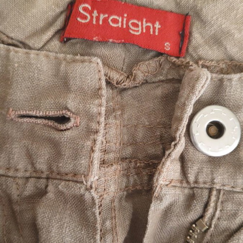 Linen pants Small gray Straight brand like new