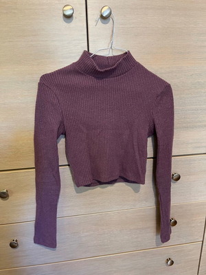 Pink Woman blouse purple, long sleeve, like new, size XS