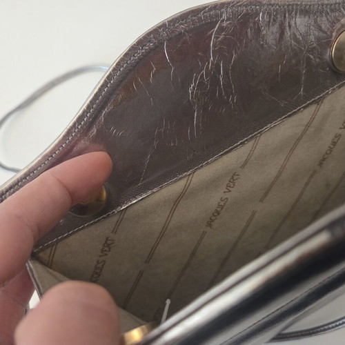 Jacques Vert Metallic Silver Crossbody Bag used
