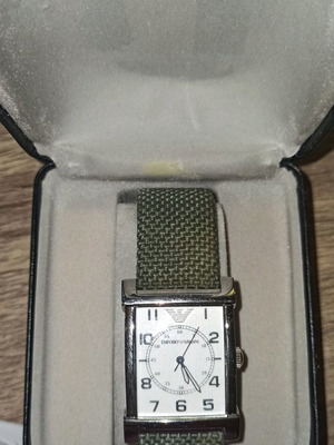Ρολόι Emporio Armani AR.0222 μεταχειρισμένο με καμβά στρατιωτικό λουράκι