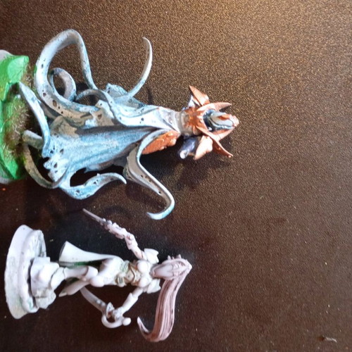 3d printed miniatures used for proxy Eldars 40k