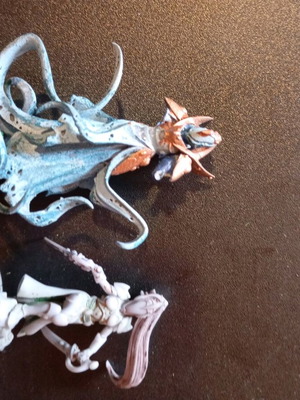 3d printed miniatures used for proxy Eldars 40k