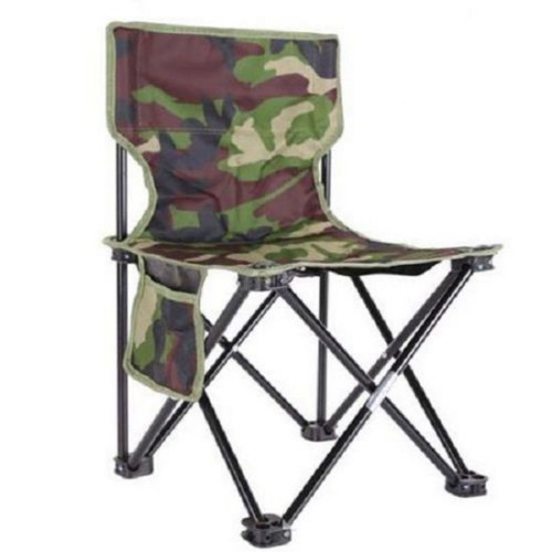 Folding Fishing Chair with Camo Pocket 64x37x37cm New