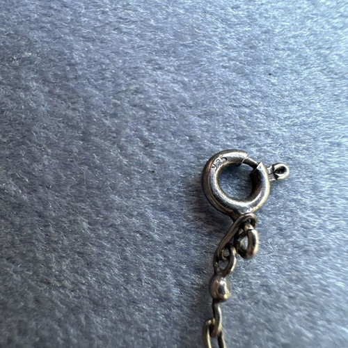 Vintage Silver 925 Necklace like new with charms