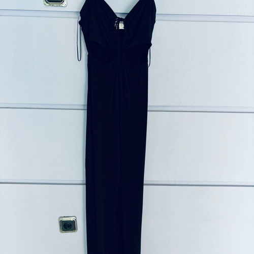 Bershka black cut out one-piece jumpsuit like new