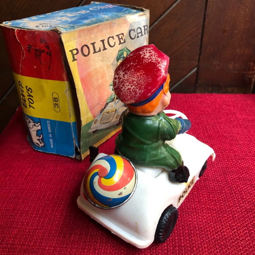 Elvip Police Car wind-up toy used
