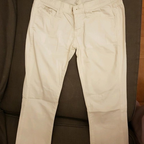 White Killah pants small size new, low rise