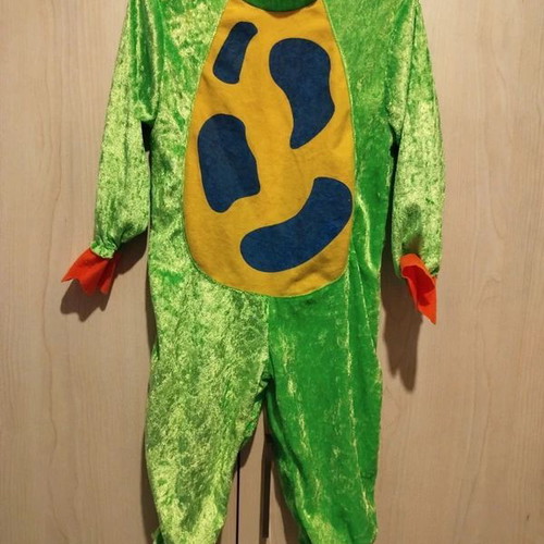 Carnival frog costume like new for children 2-3 years old