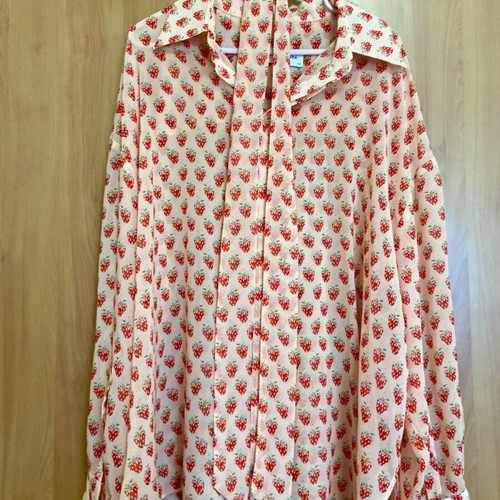 Vassia Kostara strawberry shirt one size