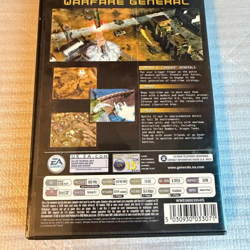 Command and Conquer Generals PC DVD original complete like new