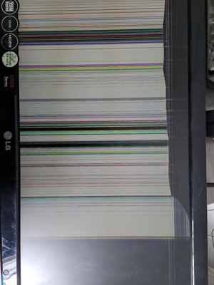 LG 19LD360 TV used for spare parts