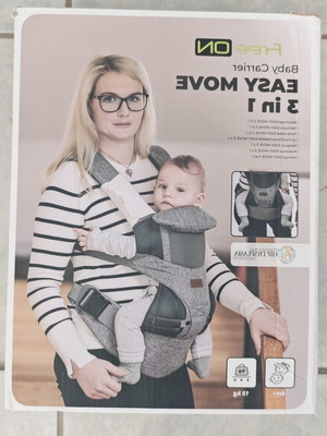 FreeON Easy Move 3 in 1 Baby Carrier new, gray mint
