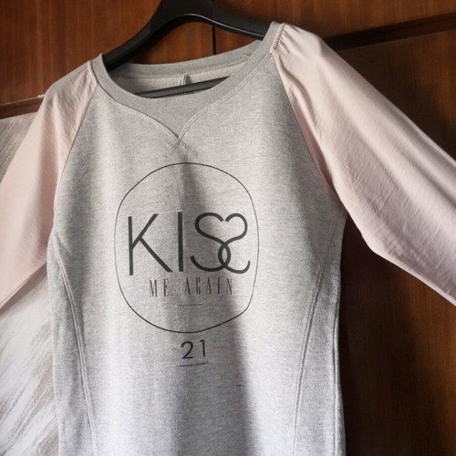Stradivarius sweatshirt dress like new with grey and pink satin sleeves