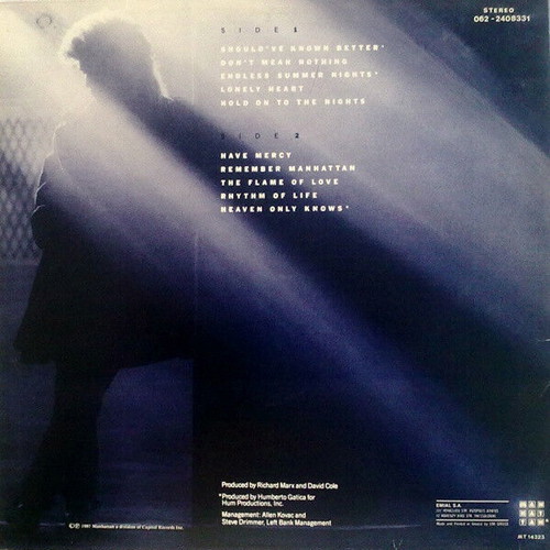 Richard Marx CD used, rock