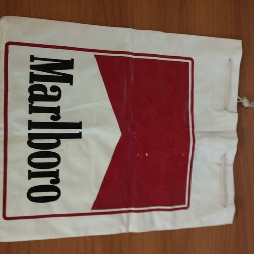 Marlboro vintage beach bag pillow used