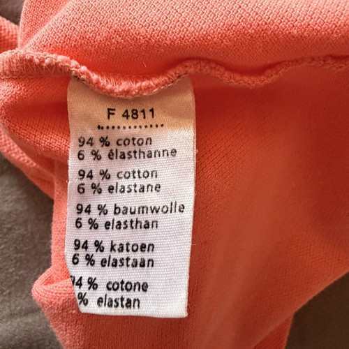 Lacoste coral halter top size 36 like new