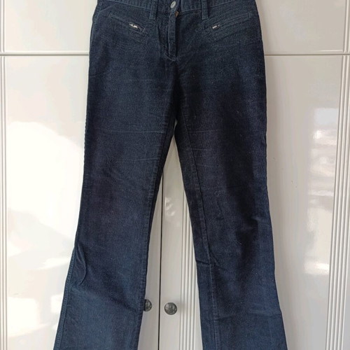 Benetton corduroy pants black straight fit like new