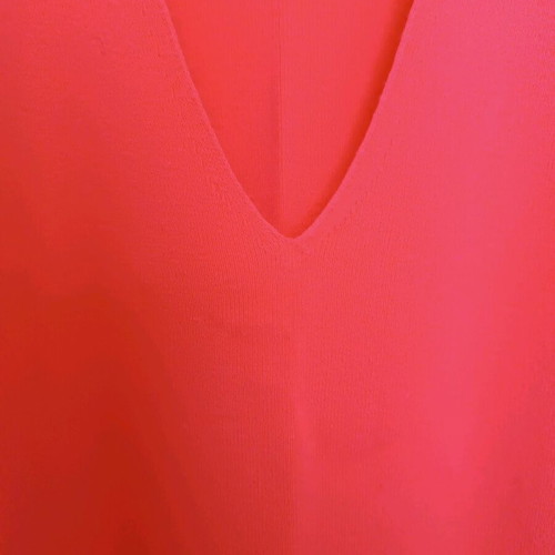 Benetton spring blouse new, cotton, coral color