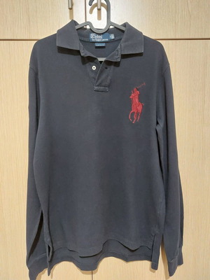 Polo Ralph Lauren μακρυμάνικο μεταχειρισμένο, μπλε, μέγεθος M