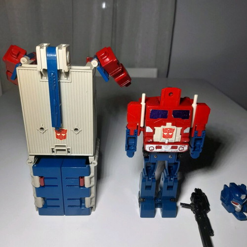 Optimus Prime used toy with missing parts