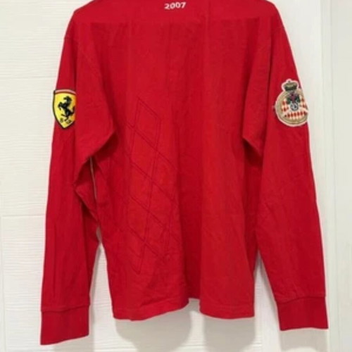 Grand Prix Monaco 07 Ferrari Top Marlboro Automobile Club De Monaco Badge long sleeve shirt used