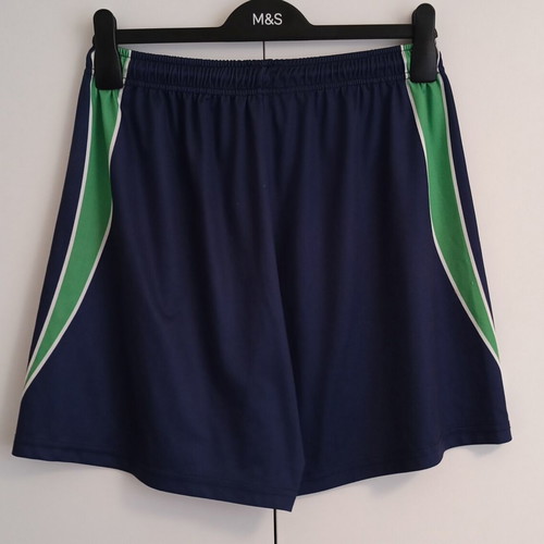 Amarillo Boys' Sports Shorts L Blue and Green Like New