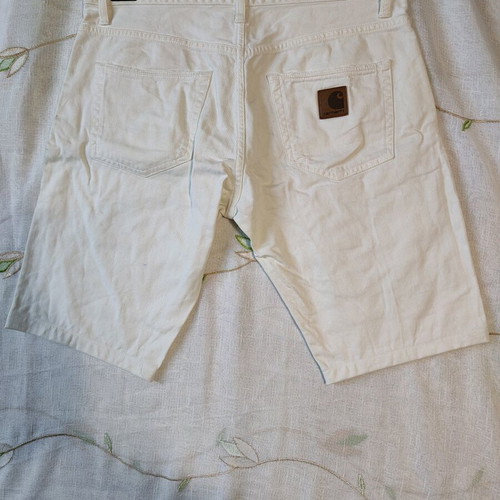 Carhartt WIP Klondike Pant II men's shorts like new, size 34, white