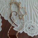 Long chain 120 cm used, yellow color