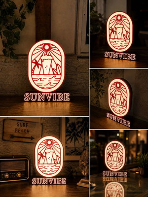 Custom 3D LED Logo Sign Lightbox made to order