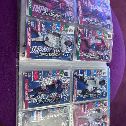 Panini FIFA 365 2022 album used, Adrenalyn XL update edition