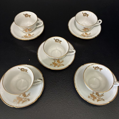 Kyoto Made in Japan Espresso Cups with Gold Details, Like New