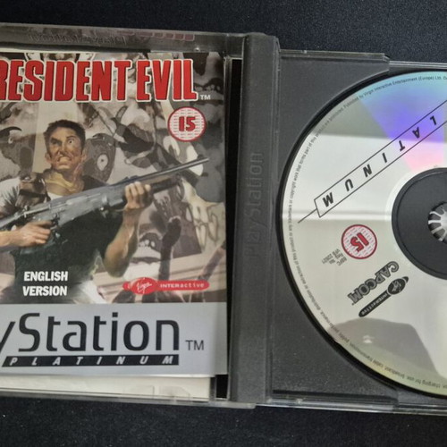 Resident Evil PlayStation 1 Platinum used, PAL version