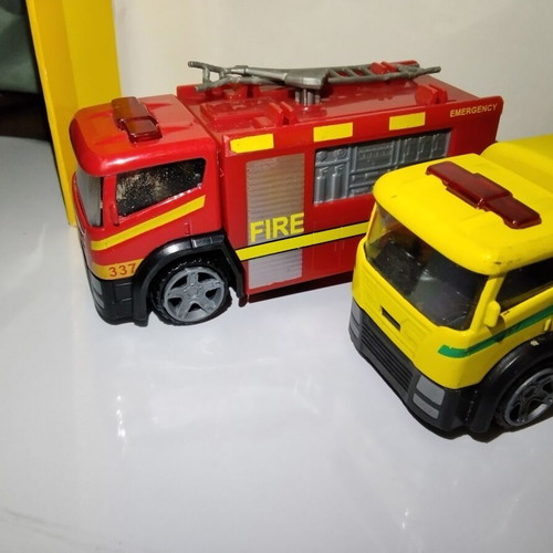 Teamsterz Street Kingz 1:43 HTI toy cars set, Fire Emergency, Fuel, Cleaning Star