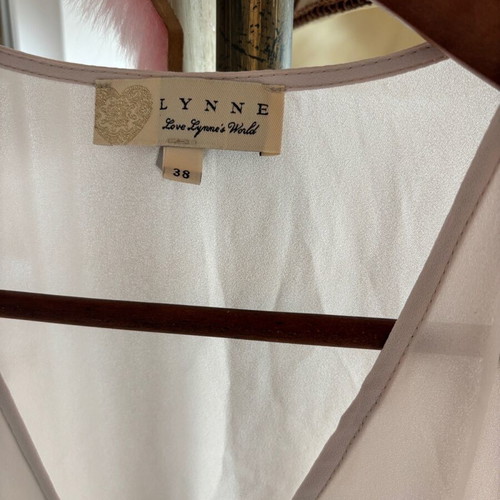 Lynne blouse wrap used, size 38, beige