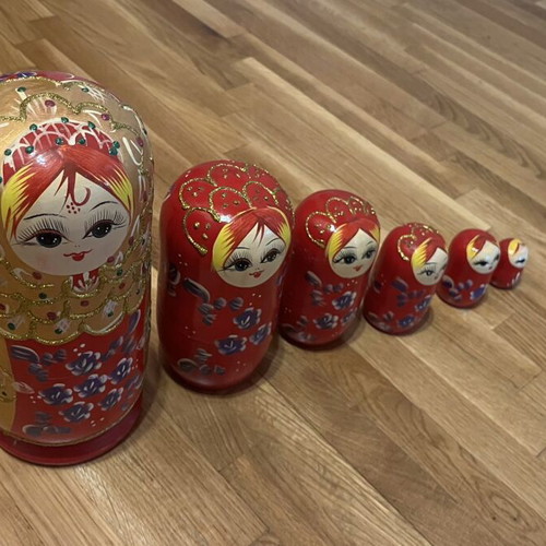 Authentic Babushka Dolls like new, high quality