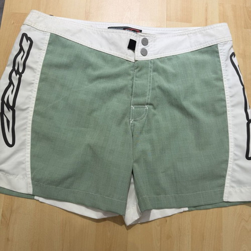 Rrd men's swim shorts XL new, white and green