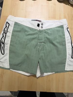 Rrd men's swim shorts XL new, white and green